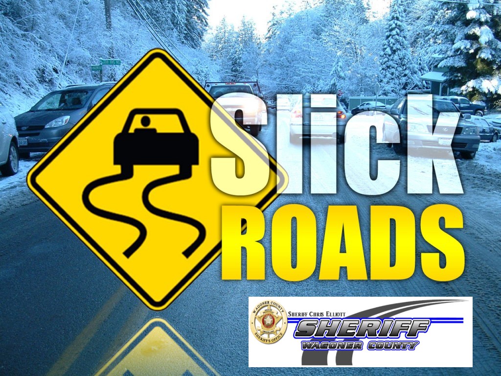 Wagoner County Road conditions remain hazardous
